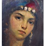 UNIDENTIFIED SIGNATURE, Portrait of an Eastern woman
