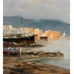 VINCENZO LARICCHIA, Neapolitan seascape - Vincenzo Laricchia (1940)
