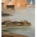 VINCENZO LARICCHIA, Neapolitan seascape - Vincenzo Laricchia (1940)