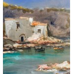 VINCENZO LARICCHIA, View of a Neapolitan seascape - Vincenzo Laricchia (1940)