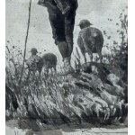 MORELLI, Shepherd with a flock