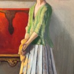UNIDENTIFIED SIGNATURE, Portrait of a Woman Indoors