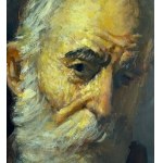 ANONIMO, Portrait of an elderly man with a beard