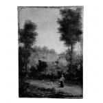 ANONIMO, Landscape with a peasant and flock