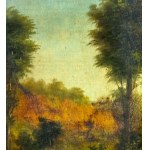 ANONIMO, Landscape with a peasant and flock