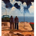 ANONIMO, Figures by the seaside