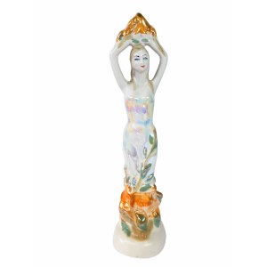Porcelanowa figurka Topola, proj. E. Grigor, Połoniecka Fabryka Ceramiki Artystycznej PZHK, Połonne