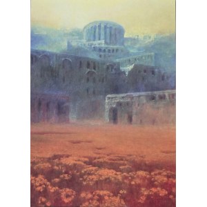 Zaproszenie na wernisaż wystawy z pracami Zdzisława Beksińskiego, Paryż, 1988 / Zdzisław Beksiński