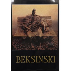 Folder / zaproszenie na wystawę Zdzisława Beksińskiego, Galerie Dmochowski, Paryż, 1989 / Zdzisław Beksiński