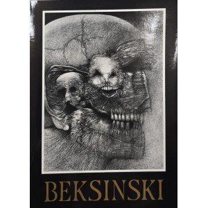 Folder / zaproszenie na wystawę Zdzisława Beksińskiego, Instytut Polski, Paryż, 1987 / Zdzisław Beksiński