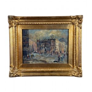 Neapolitan Square - F. Di Marino (1892 -1954)