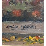 Künstler auf einer Terrasse - Angela Carugati (1881 - 1977)