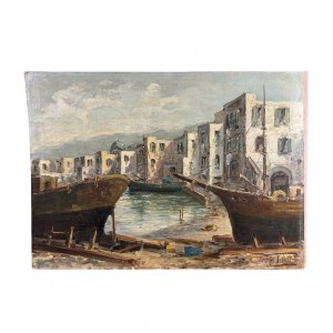 Seascape with Boats - E. Briante