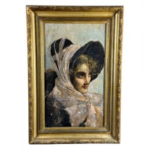Elegant Woman with a Hat