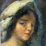 Portrait of a woman in the Impressionist style