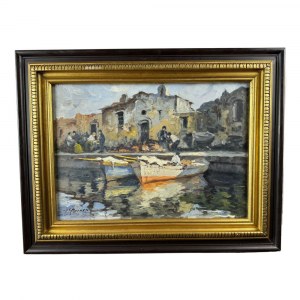 Seaside view in Pozzuoli - Leon Giuseppe Buono
