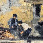 Seaside view in Pozzuoli - Leon Giuseppe Buono