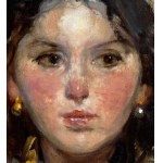 Portrait of a young woman - Giacomo Moretti (1843)