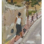 Street with Figures - Mario Cortiello