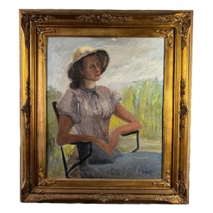 Woman with a hat