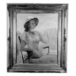 Woman with a hat