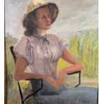 Woman with a hat