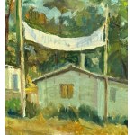 Paysage avec une petite maison - Angela Carugati (1881 - 1977)