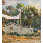 Paysage avec une petite maison - Angela Carugati (1881 - 1977)