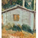 Paysage avec une petite maison - Angela Carugati (1881 - 1977)