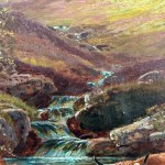 Landschaft mit einer Schafherde