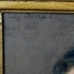 Bildnis einer Frau - L. Serra 1883