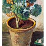 Rostlina s květy - Angela Carugati (1881 - 1977)