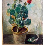 Rostlina s květy - Angela Carugati (1881 - 1977)