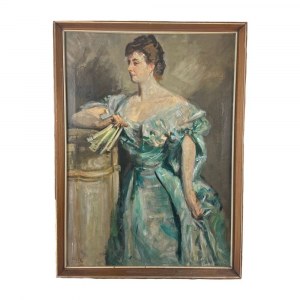 Portrait of a woman in the Impressionist style