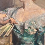 Portrait of a woman in the Impressionist style