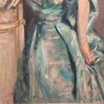 Portrait of a woman in the Impressionist style