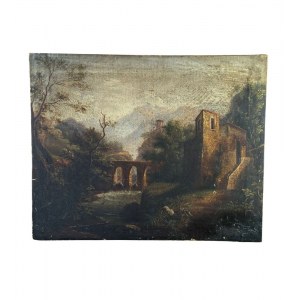 Landscape with a bridge