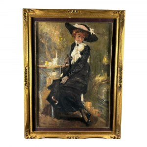 Portrait of an elegant woman