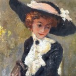 Portrait of an elegant woman