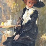 Portrait of an elegant woman