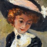 Portrait of an elegant woman