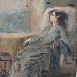 Woman in an armchair - Angela Carugati