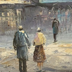 Parisian Street - Caroline C. Burnett (1877 - 1950)