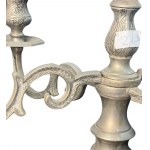 Coppia di candelabri argentati