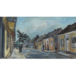 Wladyslaw RATUSIÑSKI, ULICA IN WIELUNIU, 1978