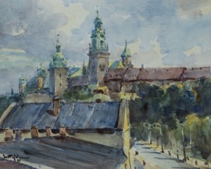 Henryk SAJDAK, WIDOK NA WAWEL, 1960