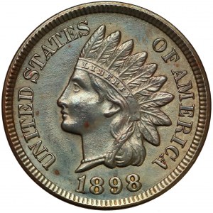 USA, 1 cent 1898 - Indian Head