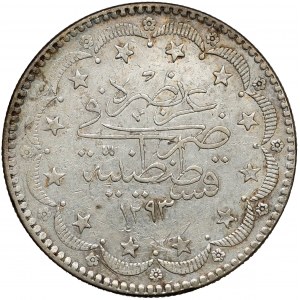 Turcja, Abdülhamid II, 20 kurus AH1293 (1877), Konstantynopol
