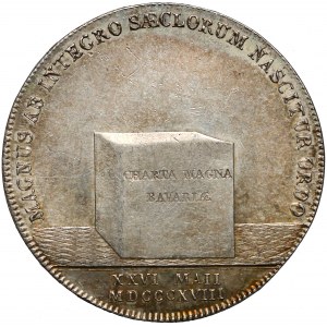 Niemcy, Bawaria, Talar 1818 - Charta Magna Bavariae