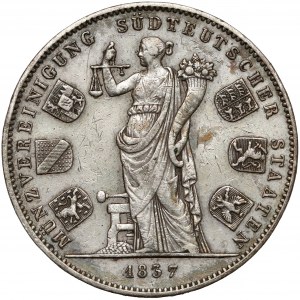 Germany, Bayern, 2 taler 1837 - Munzvereinigung